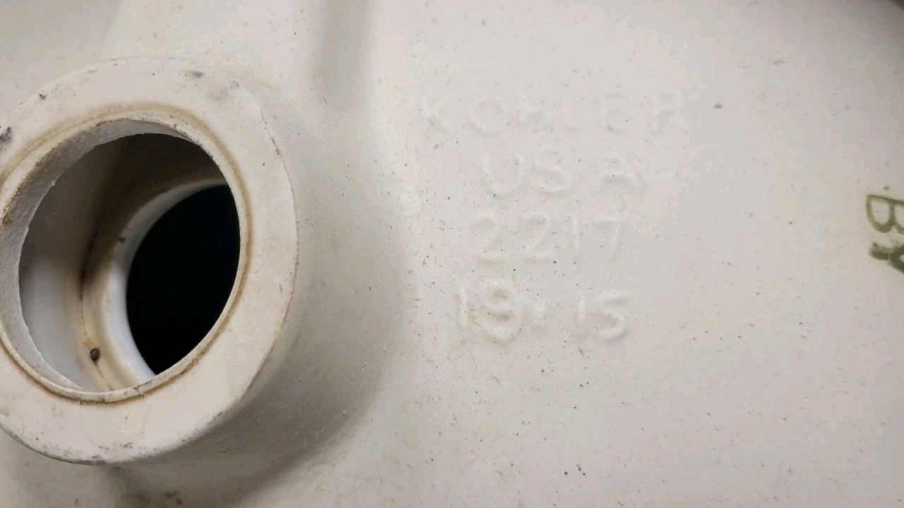 Kohler K-2217 Linia Oval Seashell Sculpted Drop-In Bathroom Sink w/ Overflow