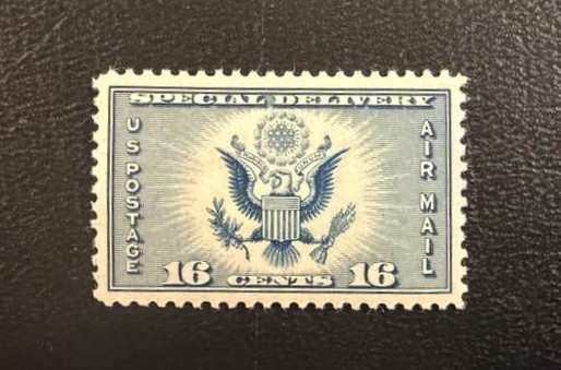 Air Mail Special Delivery Stamps. US Scott # CE1 CE2. 1934 16c. Mint (Lot 290)