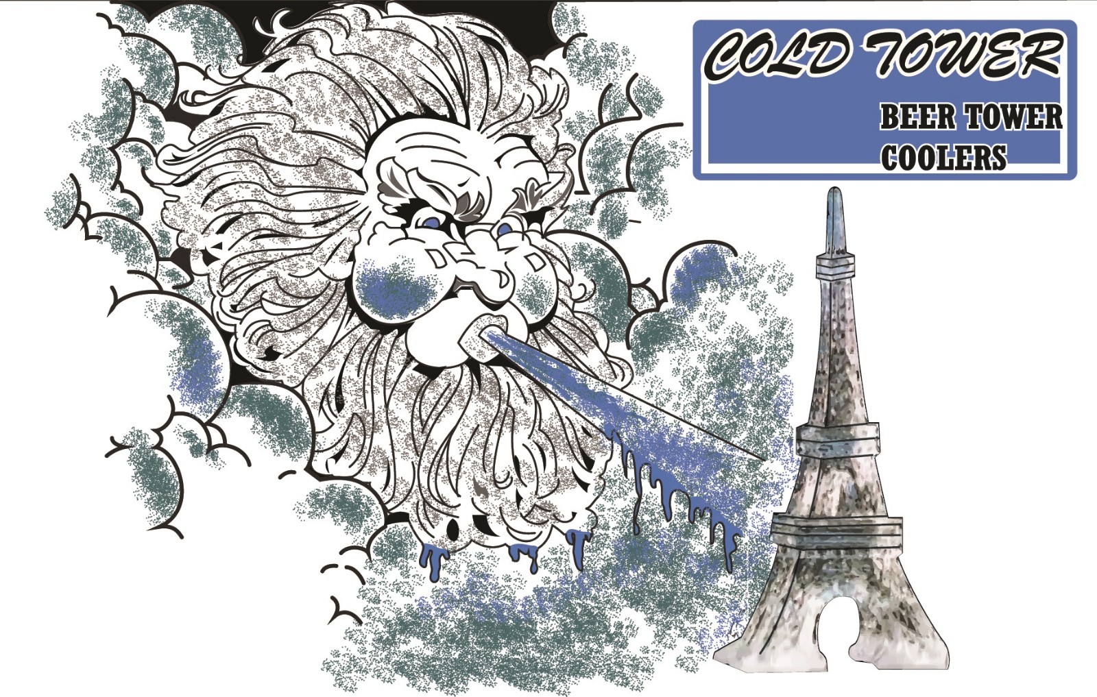 COLDTOWER Kegerator Super Beer Tower Cooler/Kegerator Fan