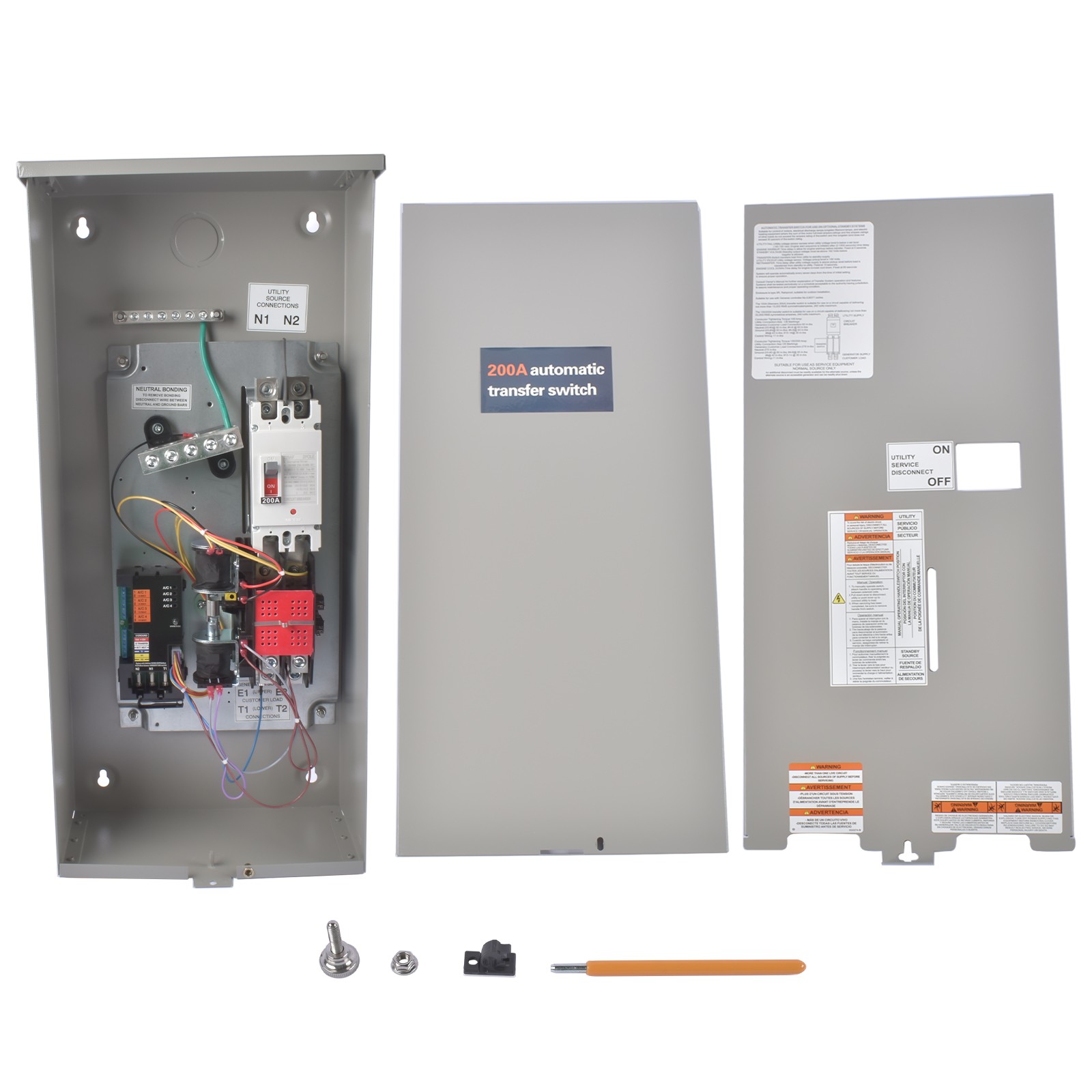 For Generac RXSW200A3 200Amp 120/240V Single-Phase Automatic Transfer Switch
