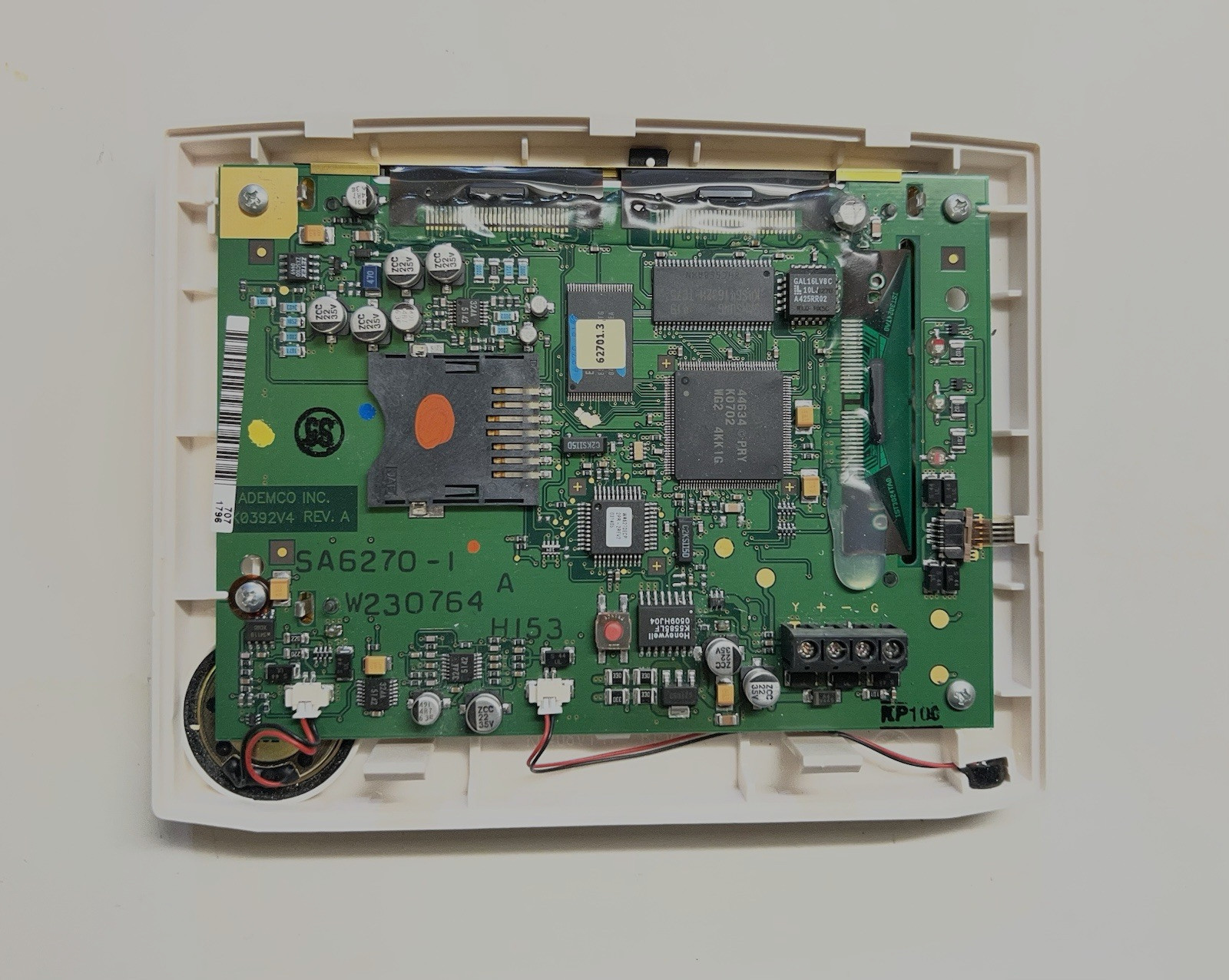 Honeywell Ademco 6270ADT TouchCenter Keypad with built in message center