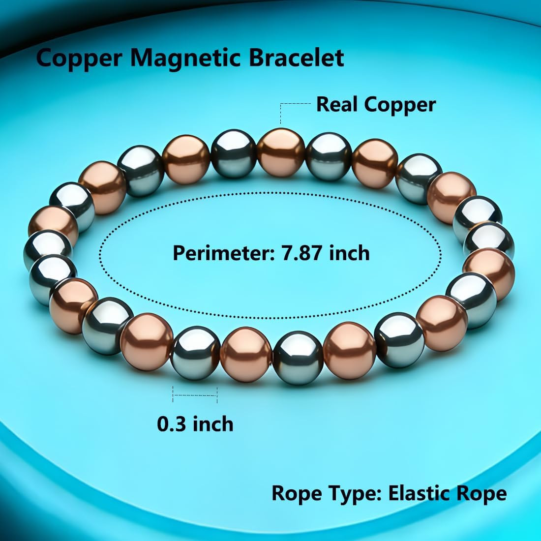 Dr Kao Pack Copper Magnetic Therapy Bracelet for Women Magnetic Copper Bracelet