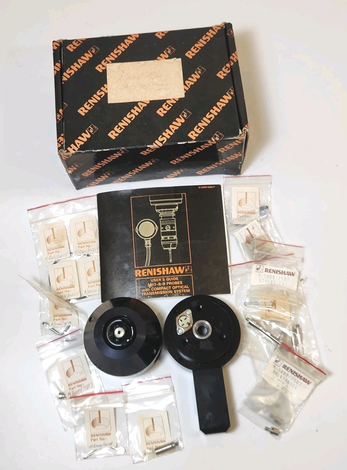 Renishaw MP3 Saber Probe Imp Arm Housing With Box Instructions And Accessories