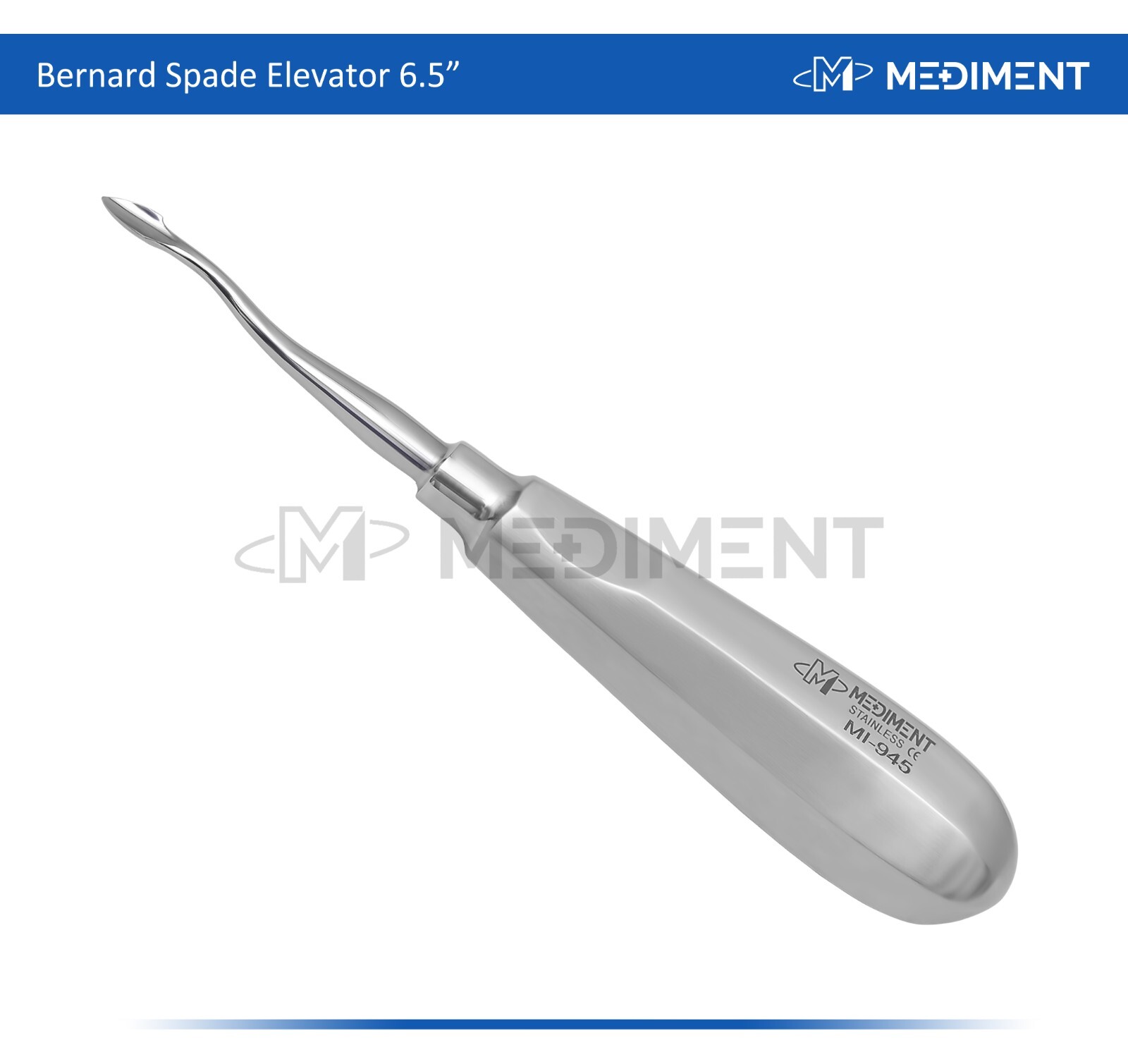 Dental Surgery Elevator Bernard Spade 6.5'' Length Root Extraction, Luxating