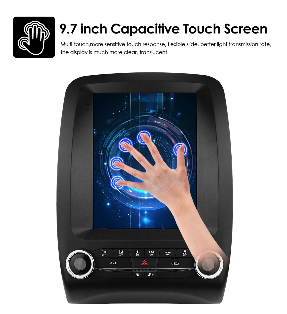 Apple Carplay Android 9.7" Car Stereo GPS Radio WiFi For DODGE Durango 2014-2020