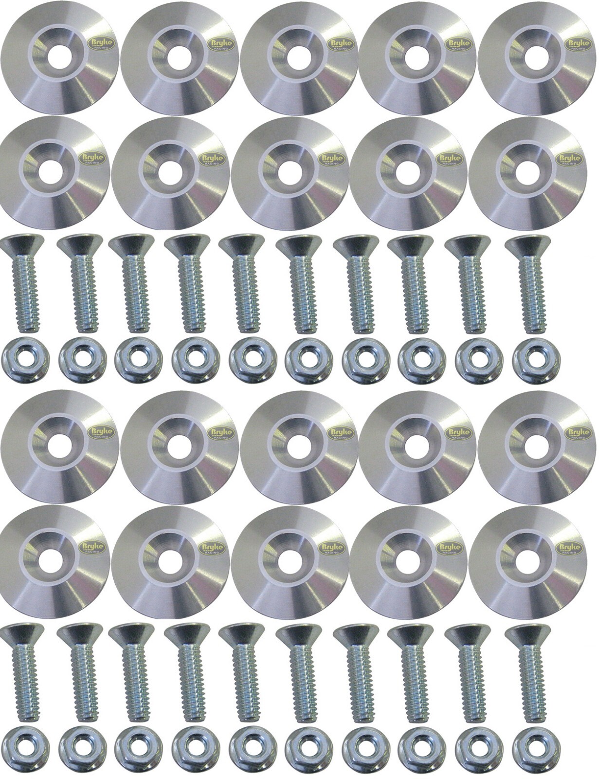 Body Washers 1in with Flush Head Bolts Mill Recessed 1" 20 pack