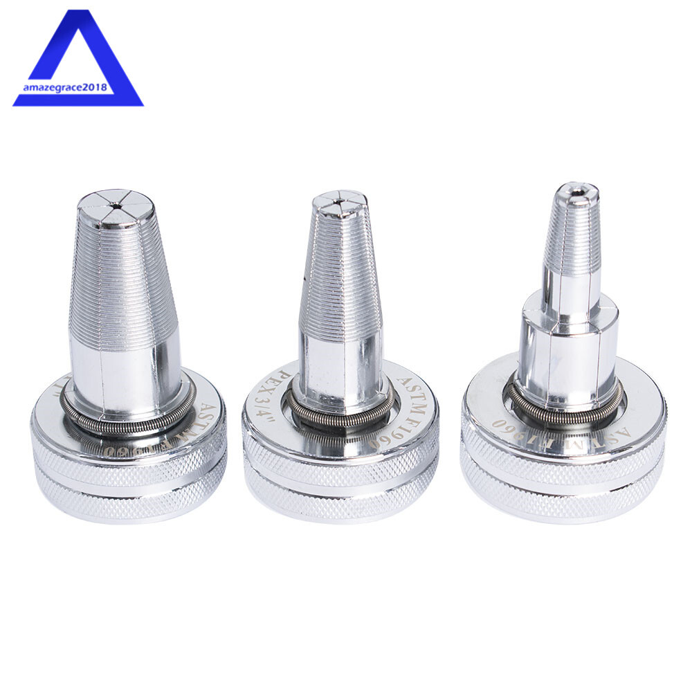 PEX Expansion Tool Kit With 1/2" 3/4" 1" Expansion Heads and Tube Cutting Plier