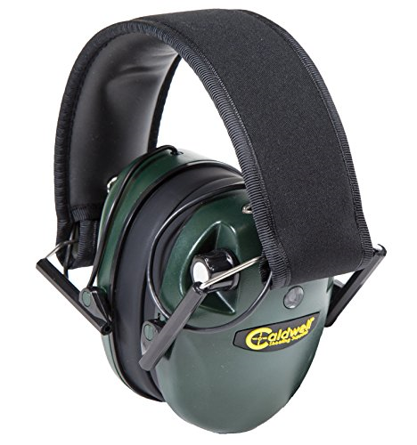 Caldwell E-MAX Low Profile Electronic Hearing Protection Green and Black, 487557