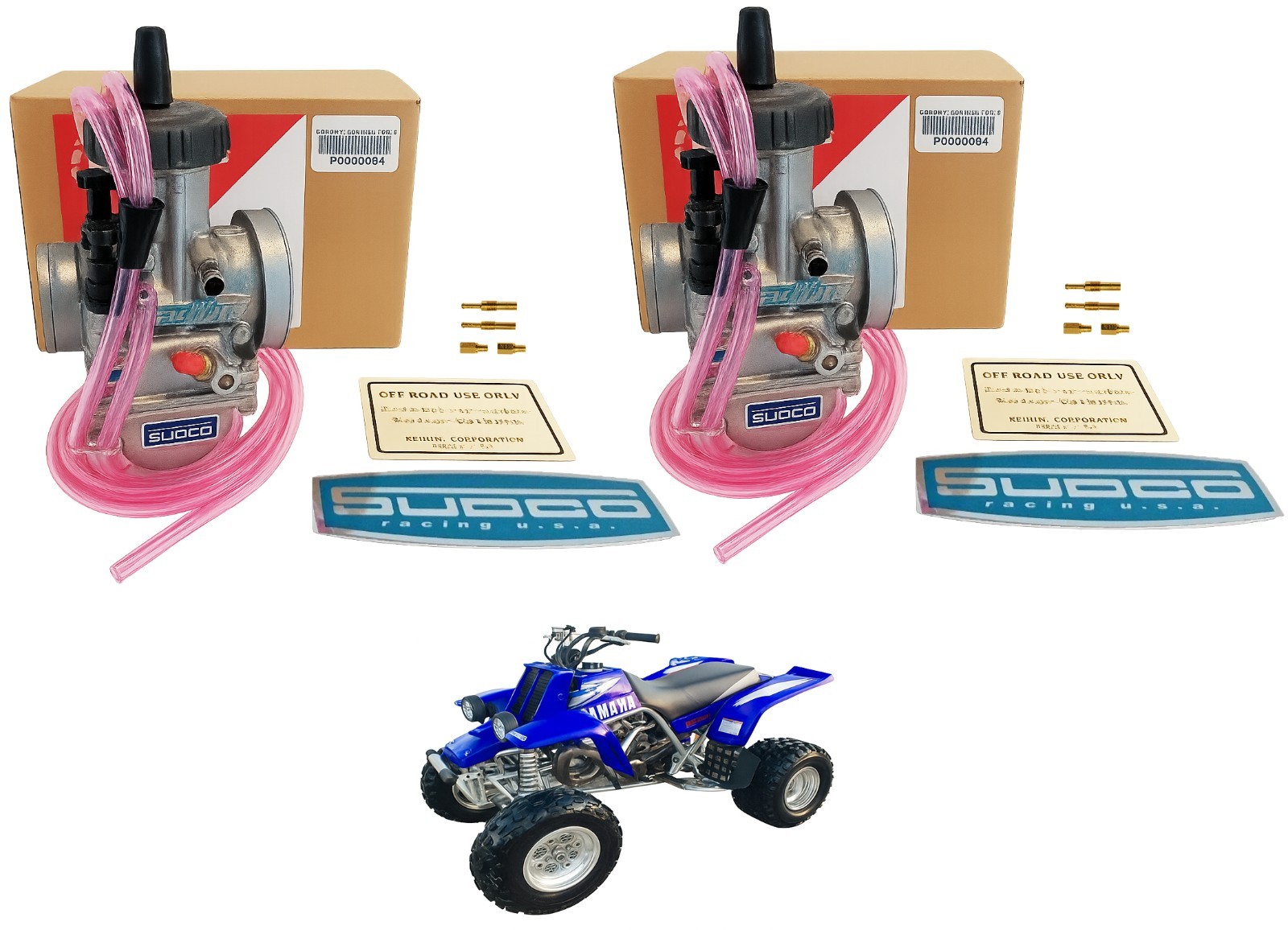 Pair Of Keihin Yamaha Banshee 350 35 mm PWK Carb Set Carbs SUDCO