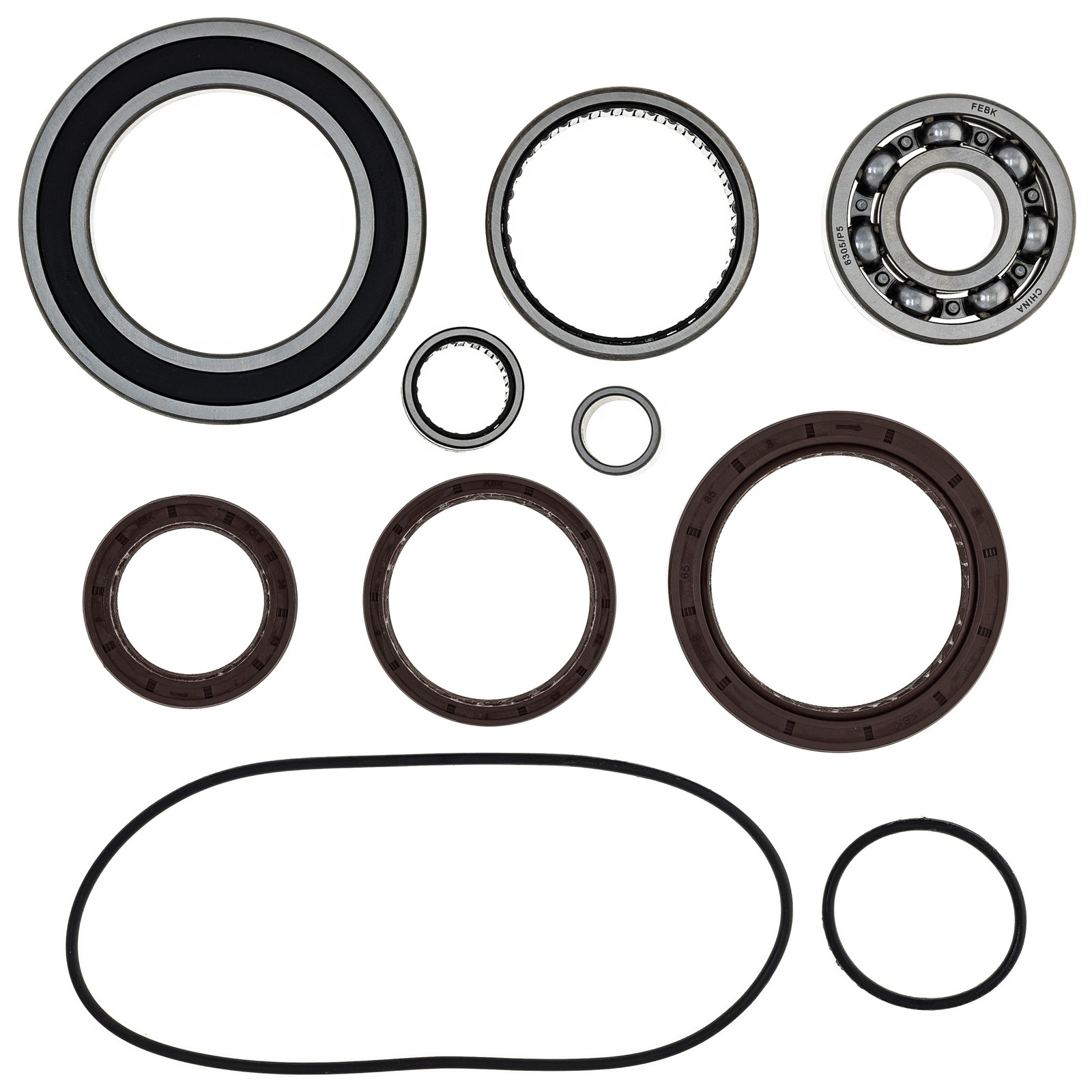 NICHE Rear Differential Bearing Seal Kit Yamaha 1992-2000 Timberwolf 250 YFM225