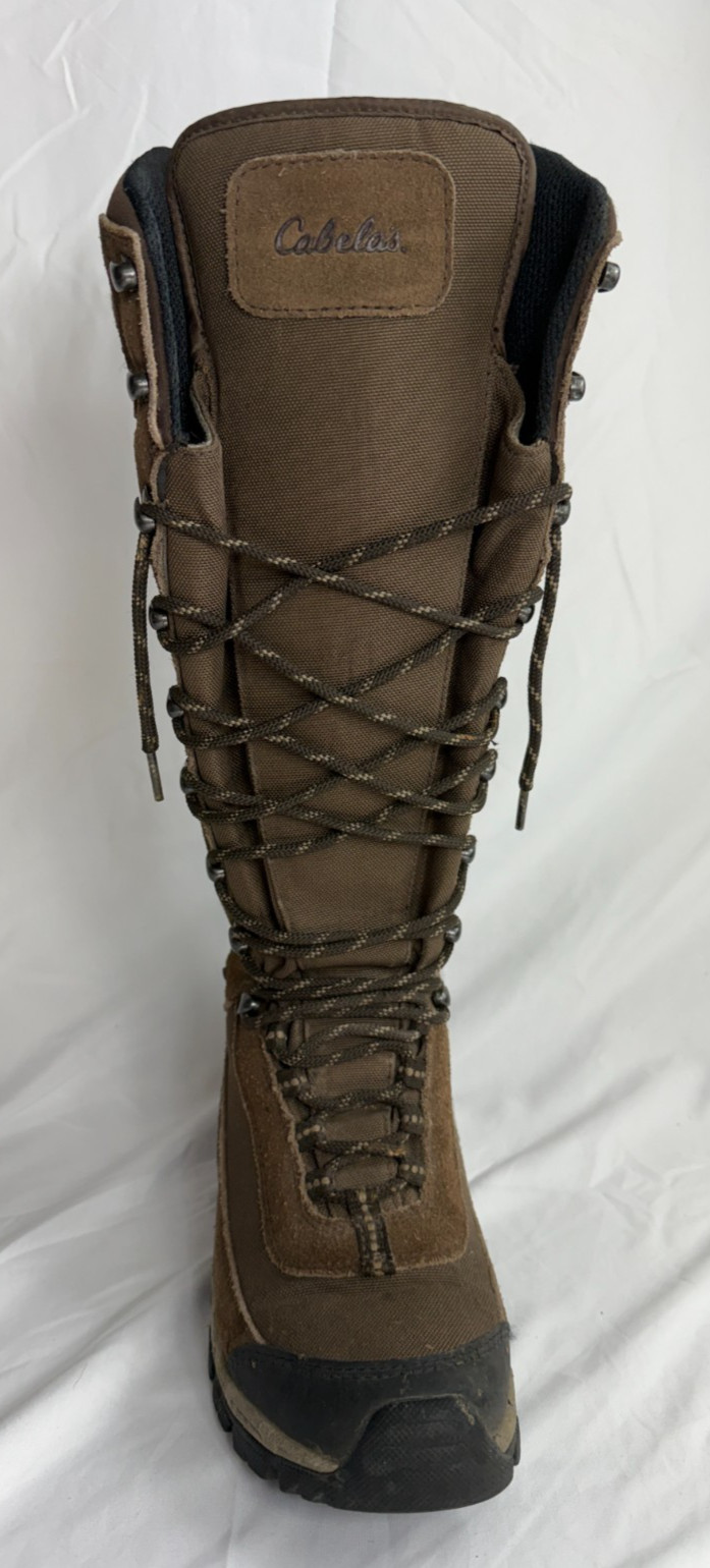 Cabela's 4Most Snake Boots Brown/Black Size 8D Vibram Soles