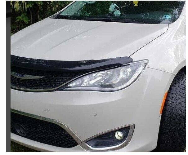 BugFlector II Smoke Bolt-On Bug Shield Protector for 2017-2024 Chrysler Pacifica