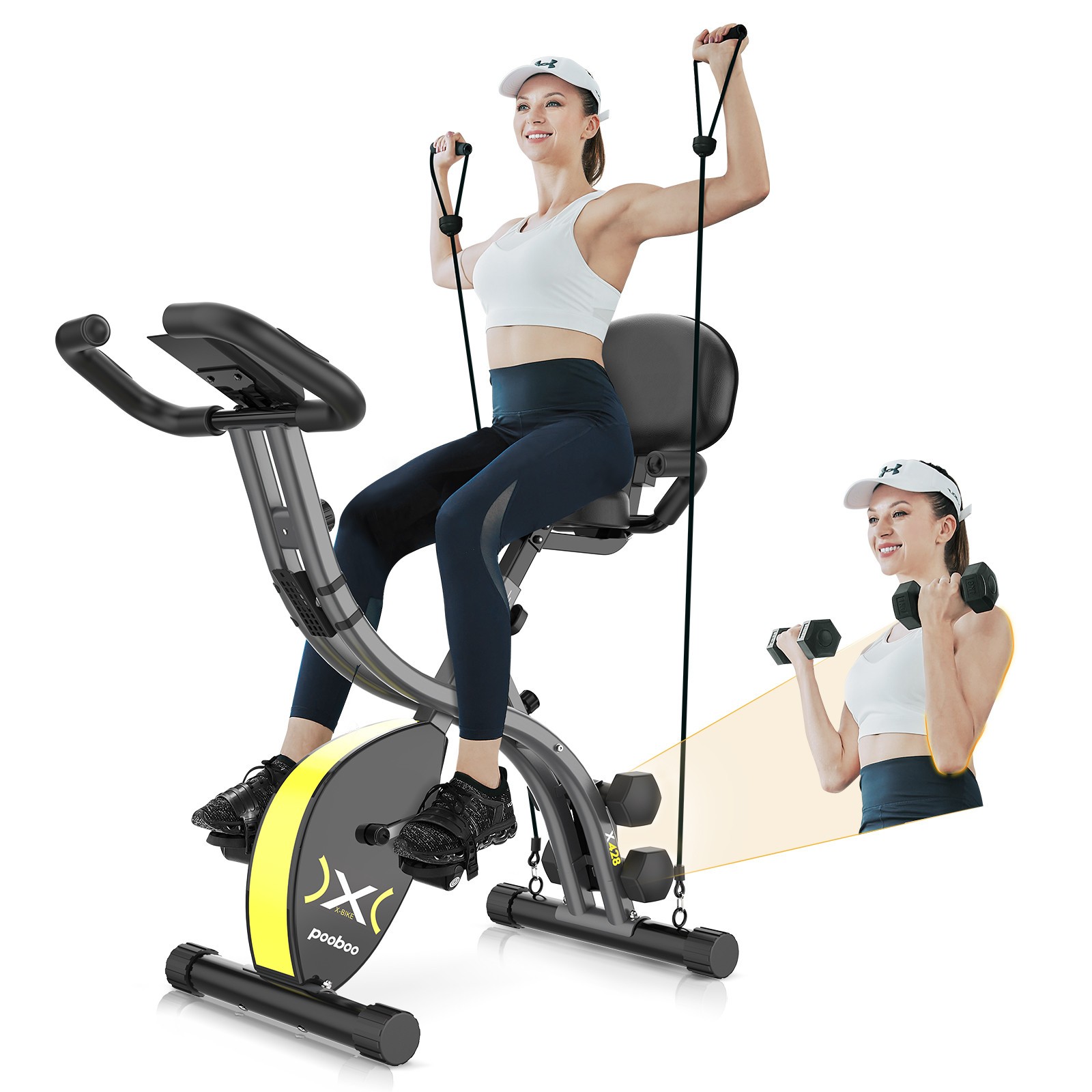 Home Exercise Bike Fitness Indoor Cycling Stationary Bicycle Cardio Workout Bike