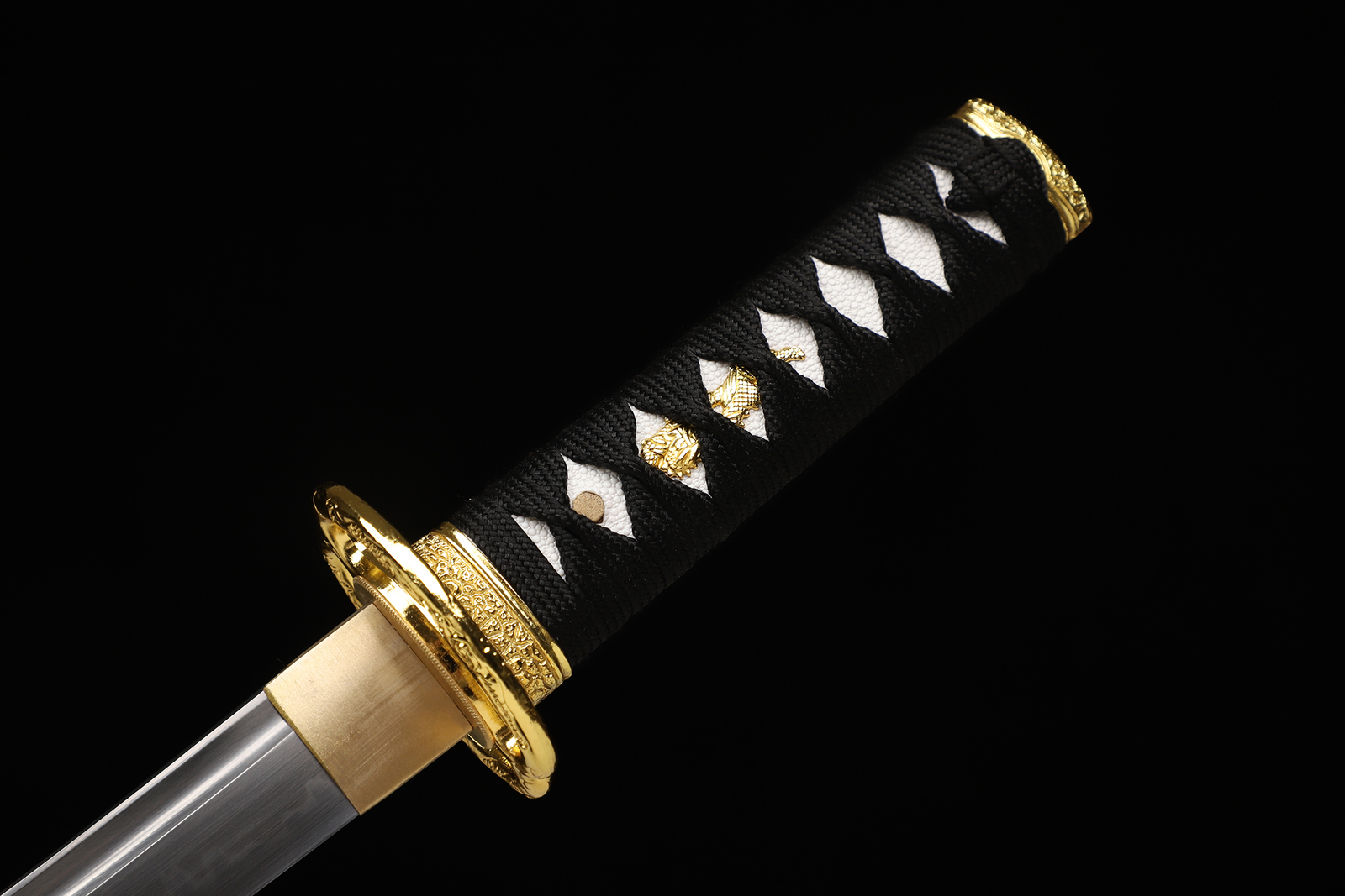Musashi Katana Clay Tempered T10 Steel Full Tang Samurai Short Sword 20'' Tanto