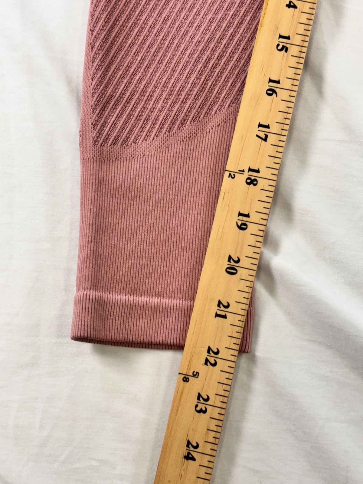 Adidas AeroKnit Womens 7/8T Training Tights Size Small HD1980 Burgundy Pink