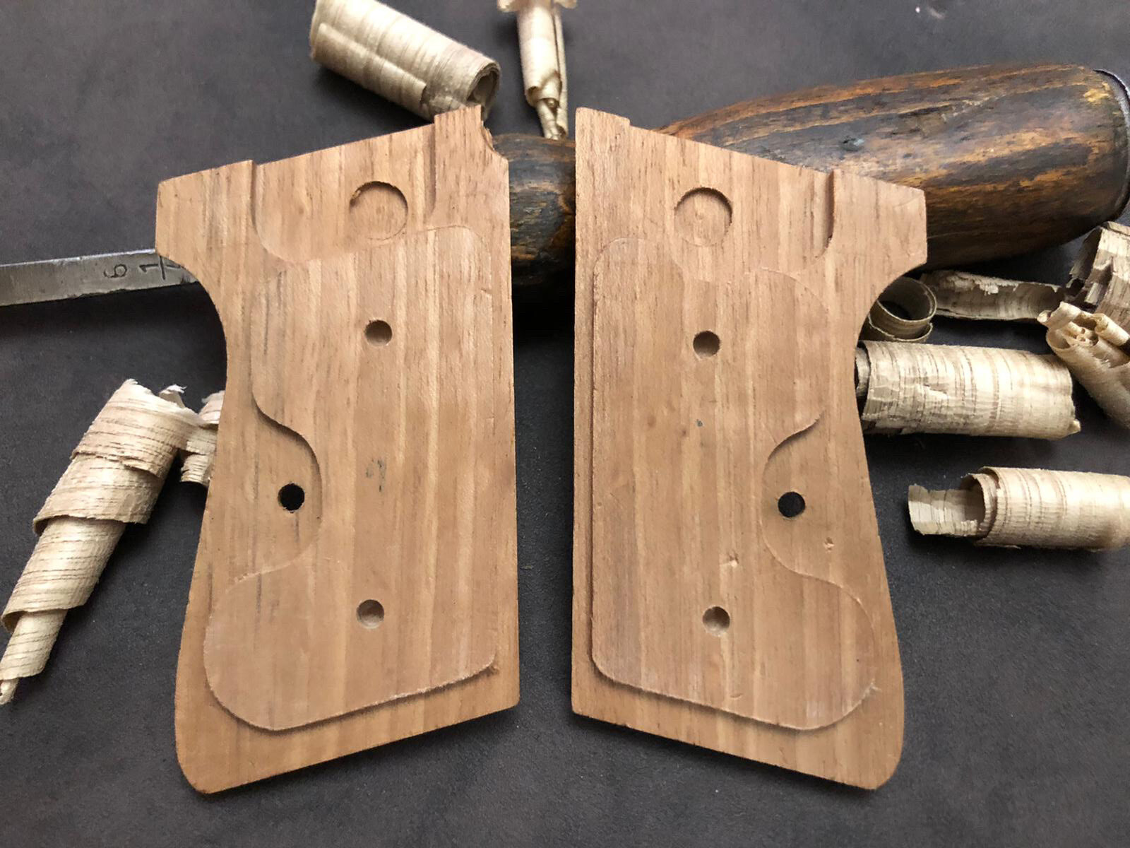 Walther PPK/S Walnut Wood Grips. Handmade. Fits S&W PPK/S. **FAST USA SHIPPING**