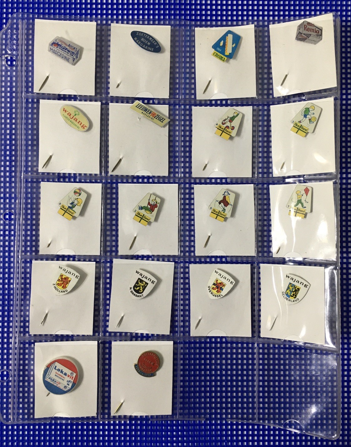 Vintage MARGARINE German Dairy Advertising Logo Lapel Hat Stick Pins Pin Lot