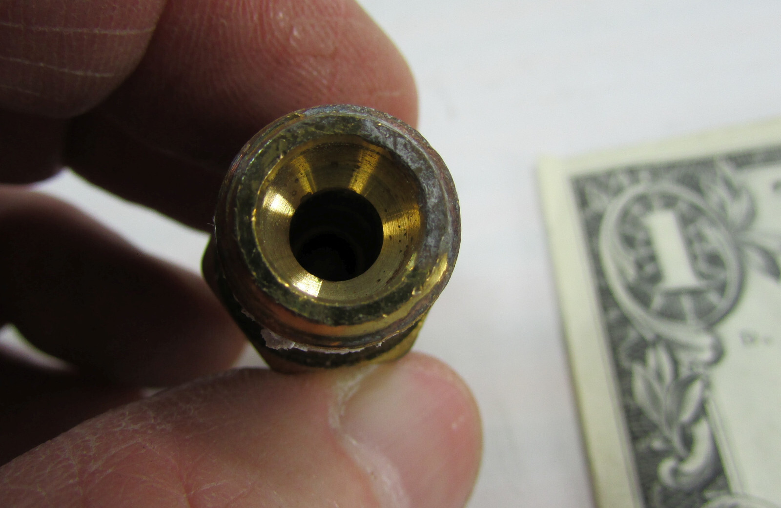 NOS Taprite Check Valve Regulator Outlet Fittings, 1/4" Flare x 1/4" NPT 5436A