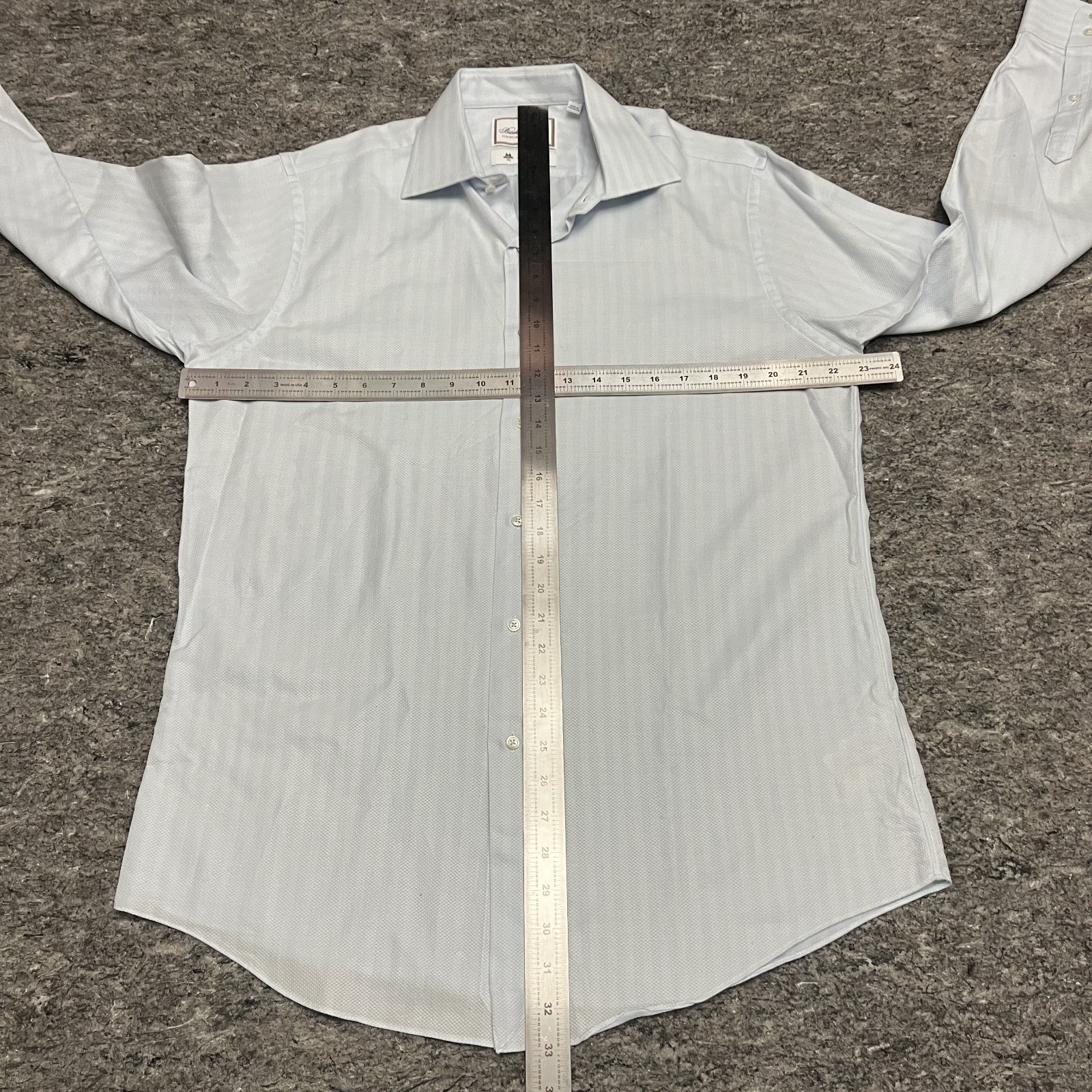 Brooks Brothers Thomas Mason Regent Fit Honeycomb Shirt Men’s 16 35