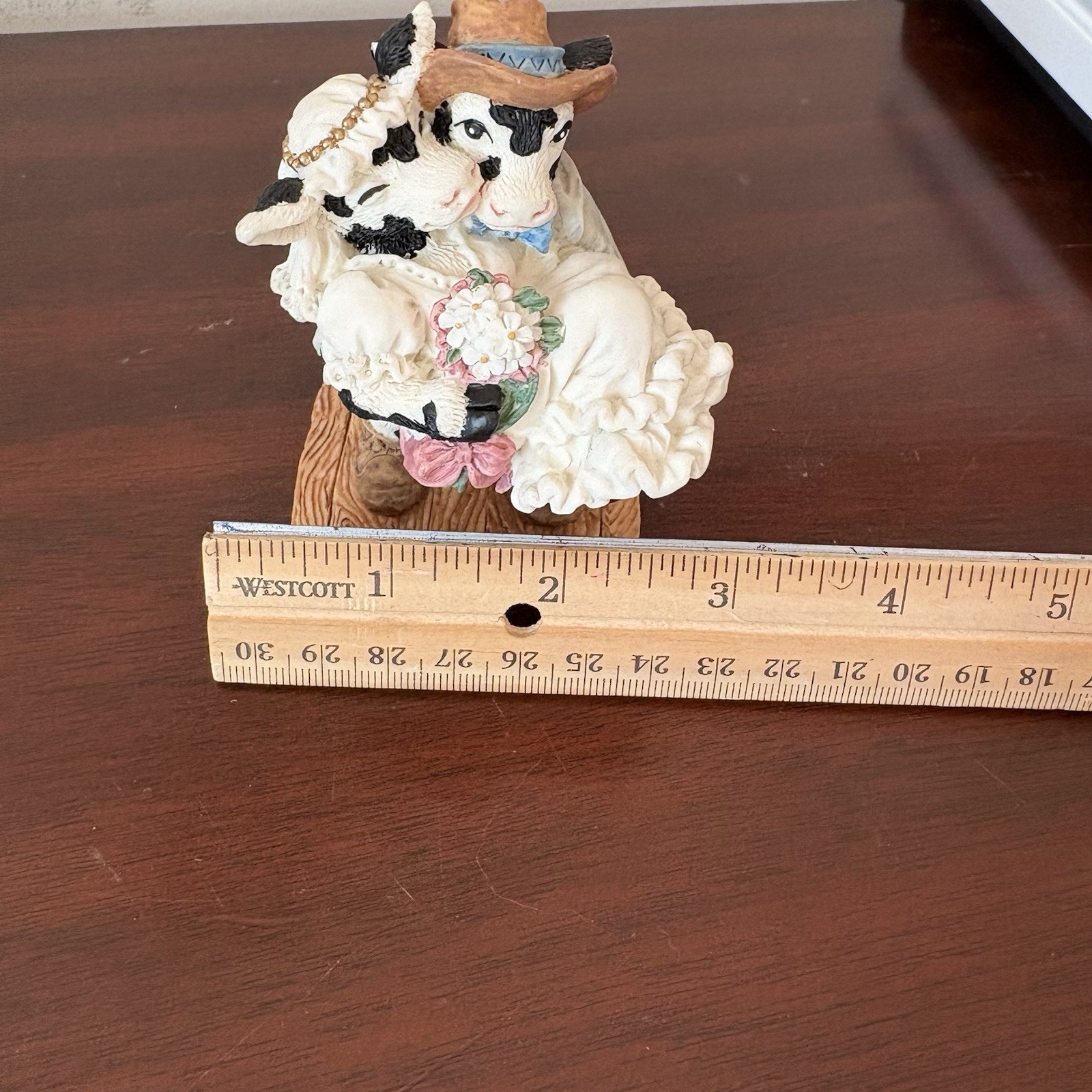 Ganz 1995 Mootrimoony Cowtown Collection Figurine- Cows Marriage