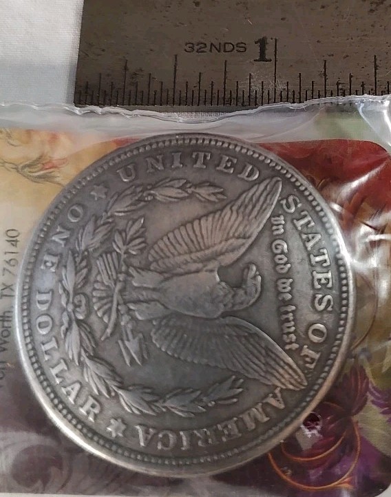 Lot of 6 Tandy Leather Factory Morgan Dollar Eagle Concho Leatherwork Crafts New