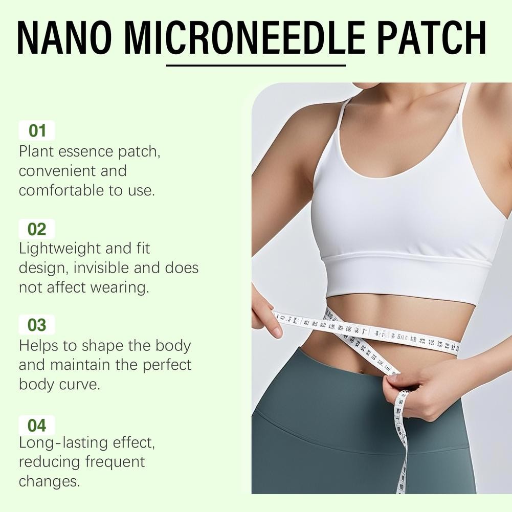 Moringa Berberine 10 in 1 Advanced Nano Microneedle Patch Weight Loss -