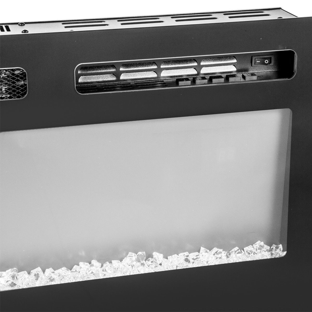 50" Electric Fireplace Recessed insert or Wall Mounted Standing Electric Heater