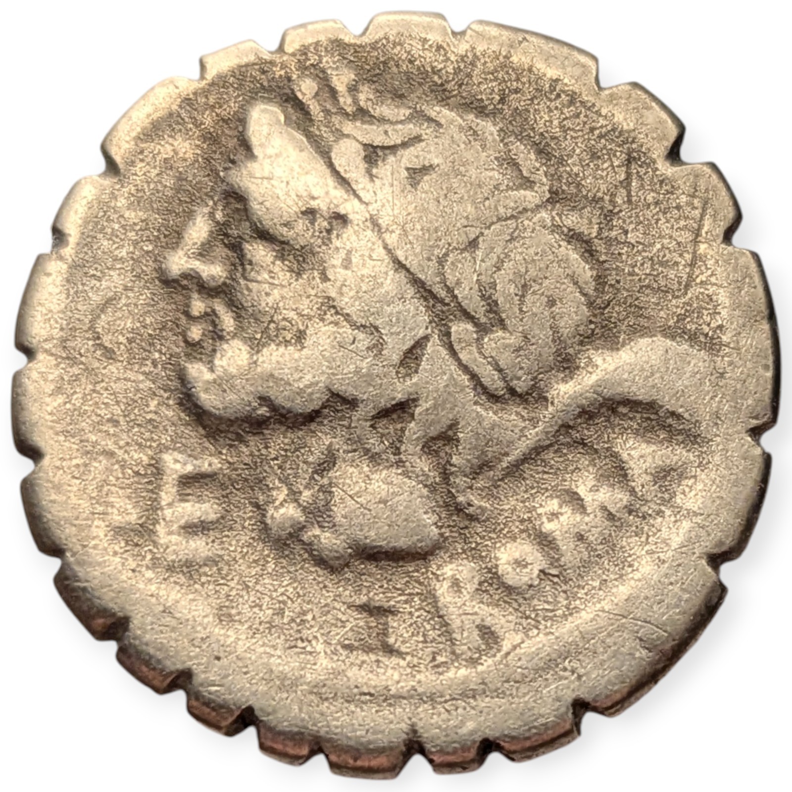 L. Memmius Galerius Denarius Serratus 106 BC Roman Republic Ancient Silver 11O