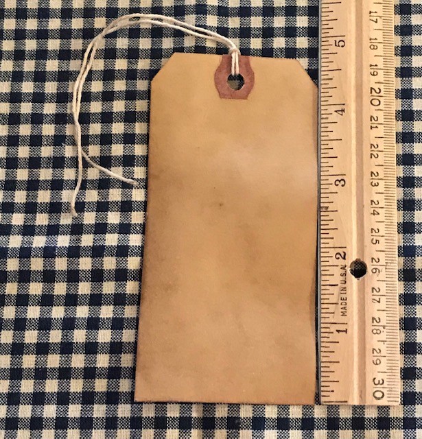 Special Price- 300 LARGE Coffee Stained Primitive Hang Tags Lot