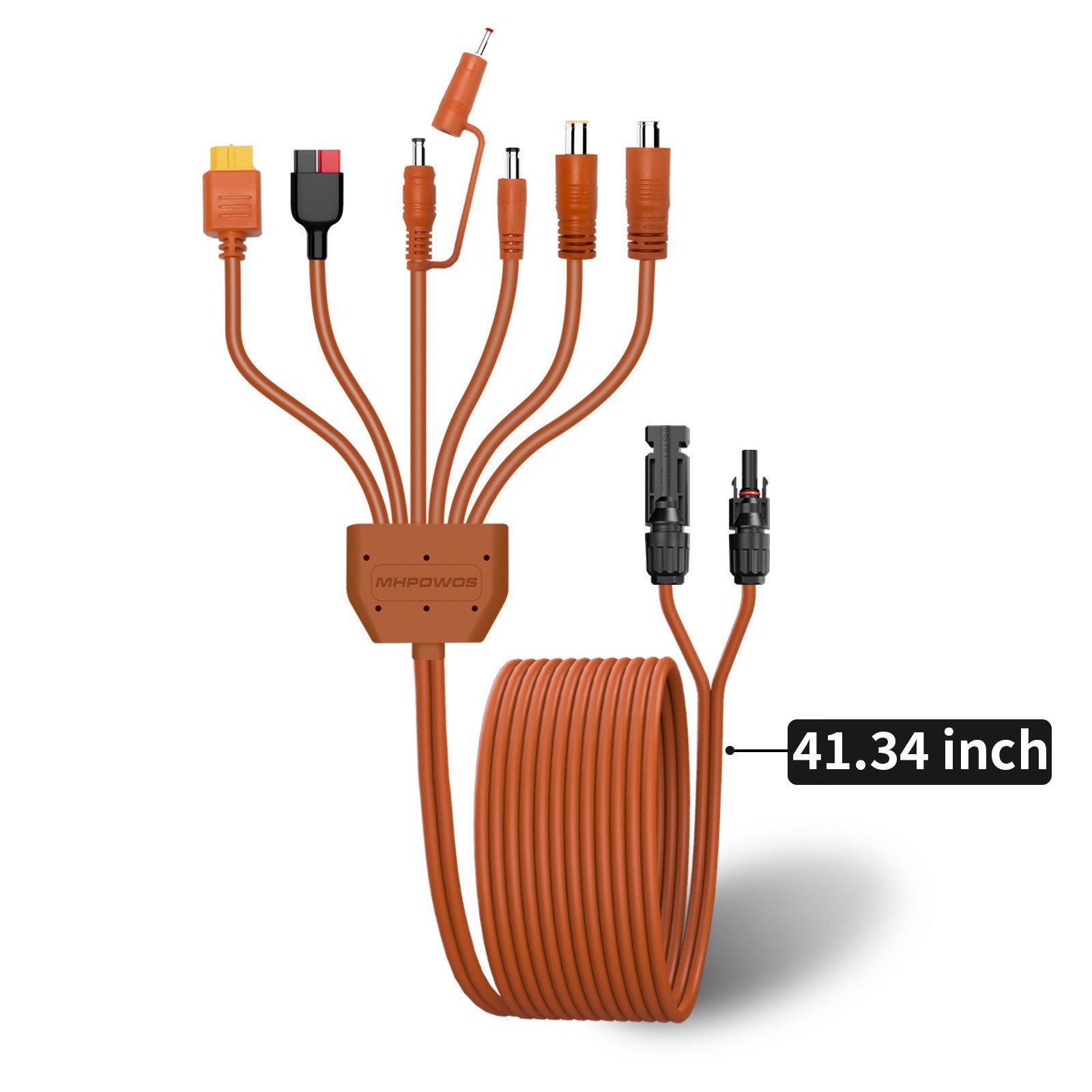 MHPOWOS Solar Panel to XT60 Anderson DC5521 DC5525 DC7909 DC8020 DC35135 Cable