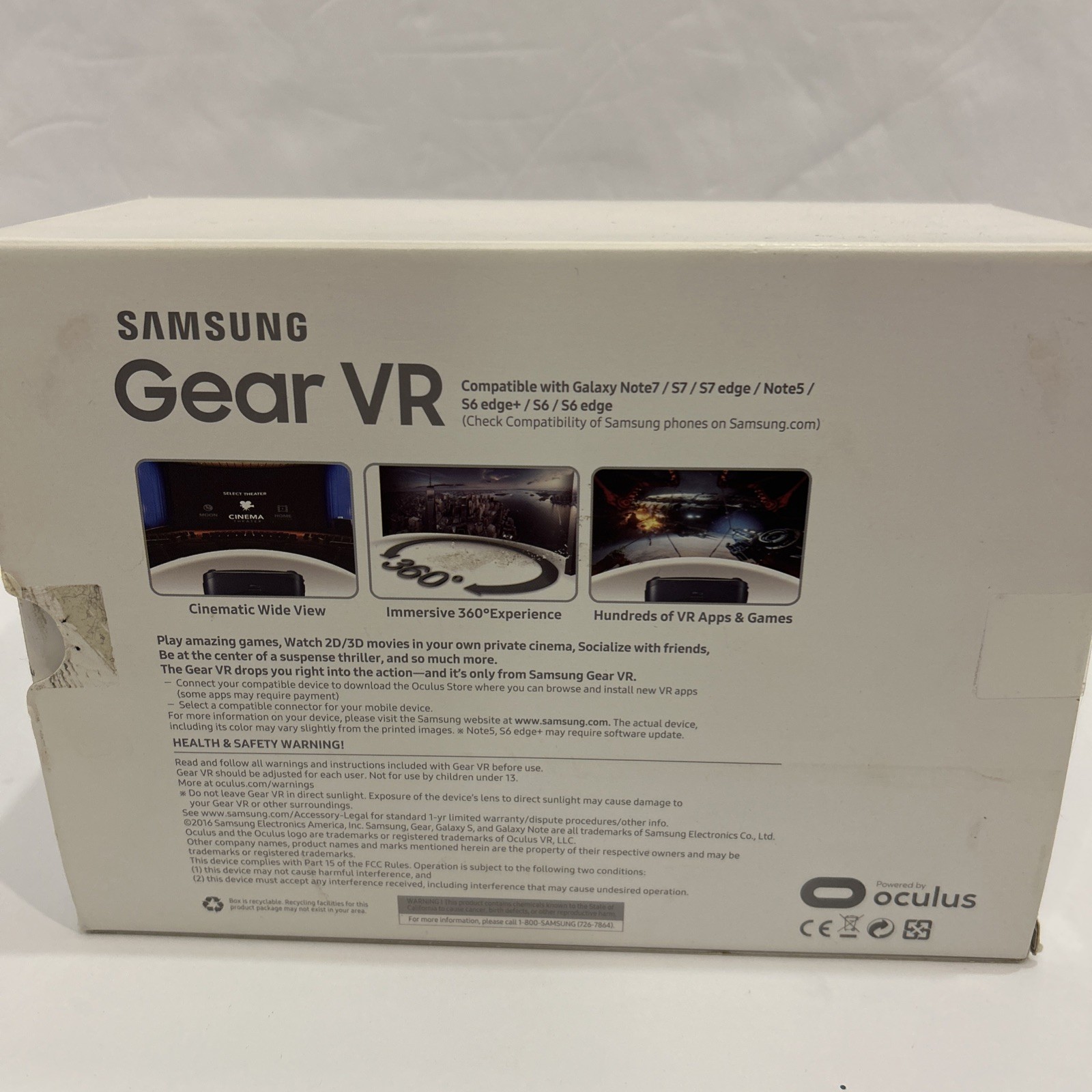 samsung gear vr oculus