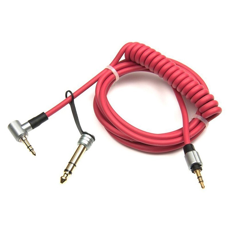 Cable Dr Shape Aux Replacement Pro Wire For Beats Detox Dre By Audio Cord Red