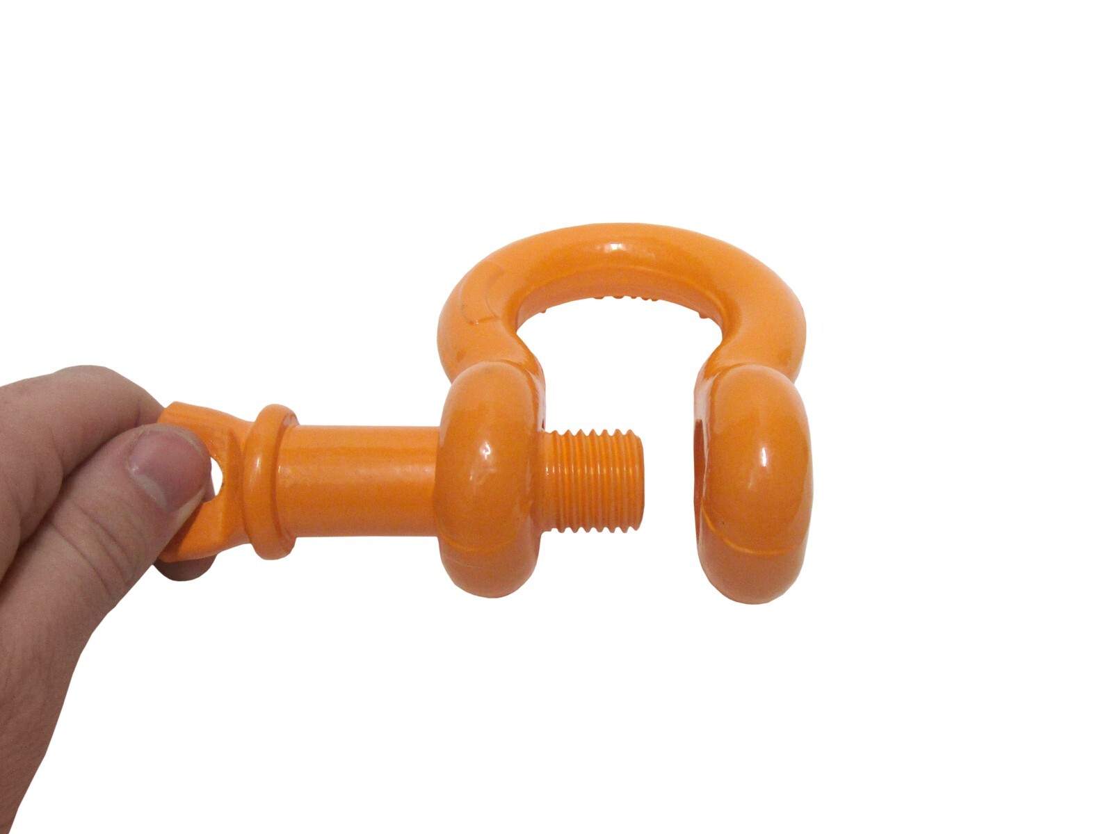 3/4" Clevis Shackle D Ring Off Road Orange with Screw Pin Alloy Steel 7 Ton