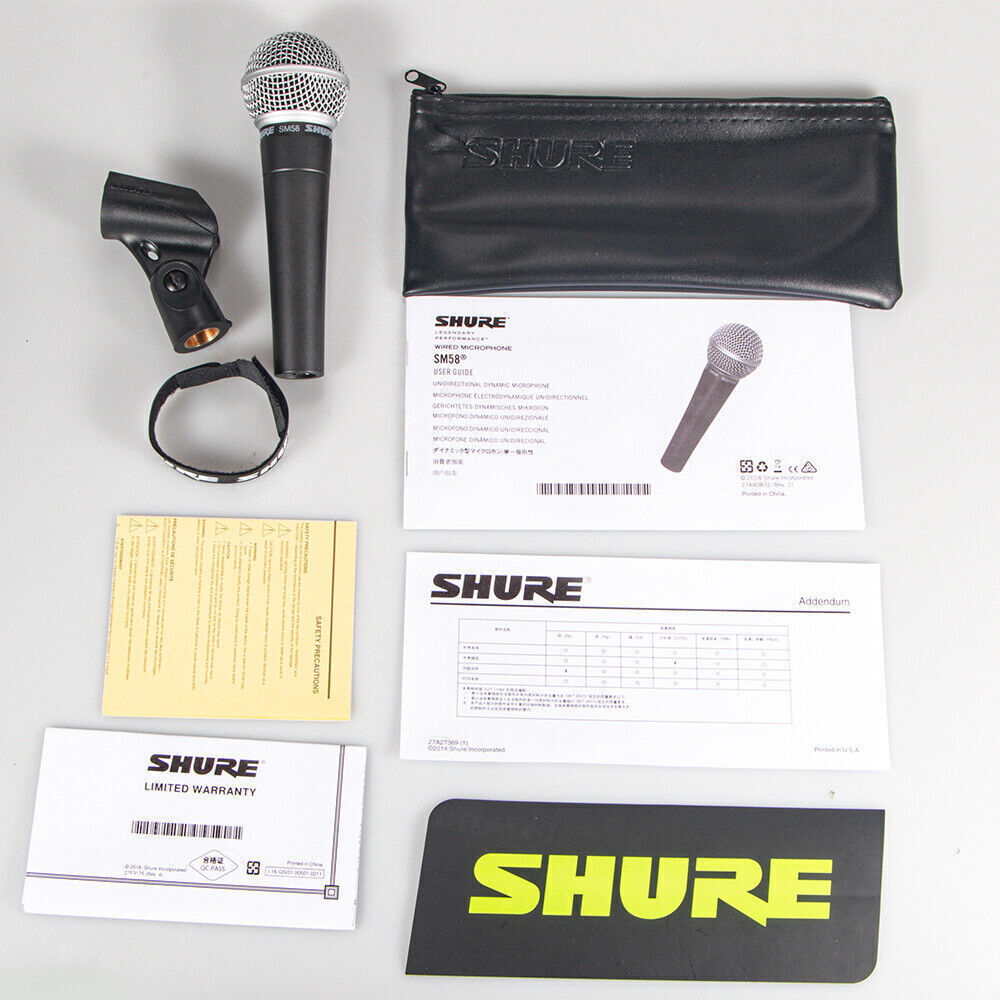 SM58S Dynamic Vocal Microphone With On/Off Switch US