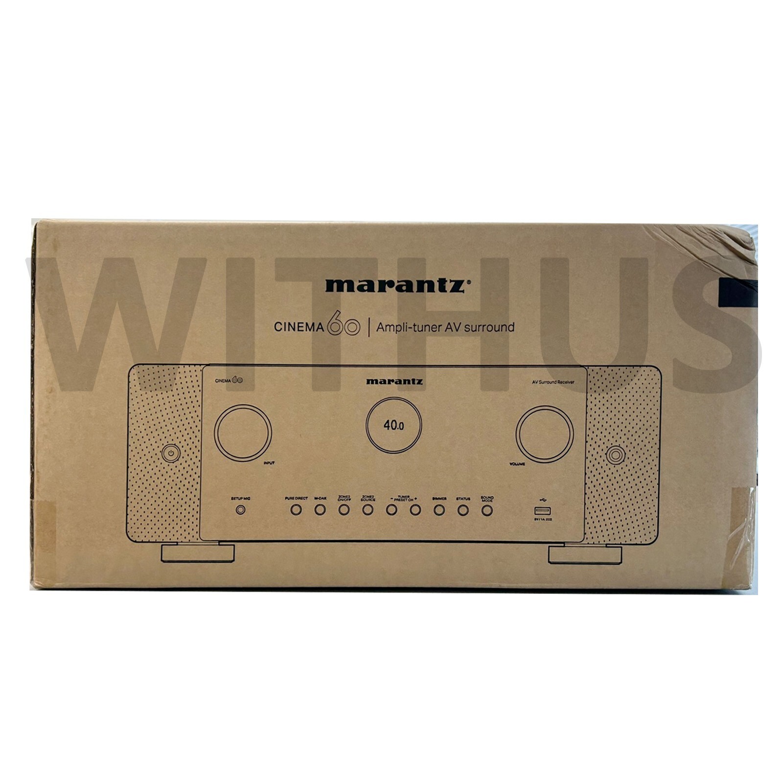 Marantz Cinema 60 7.2CH AV Receiver with 8K Ultra HD HEOS Built-in / Black 220V