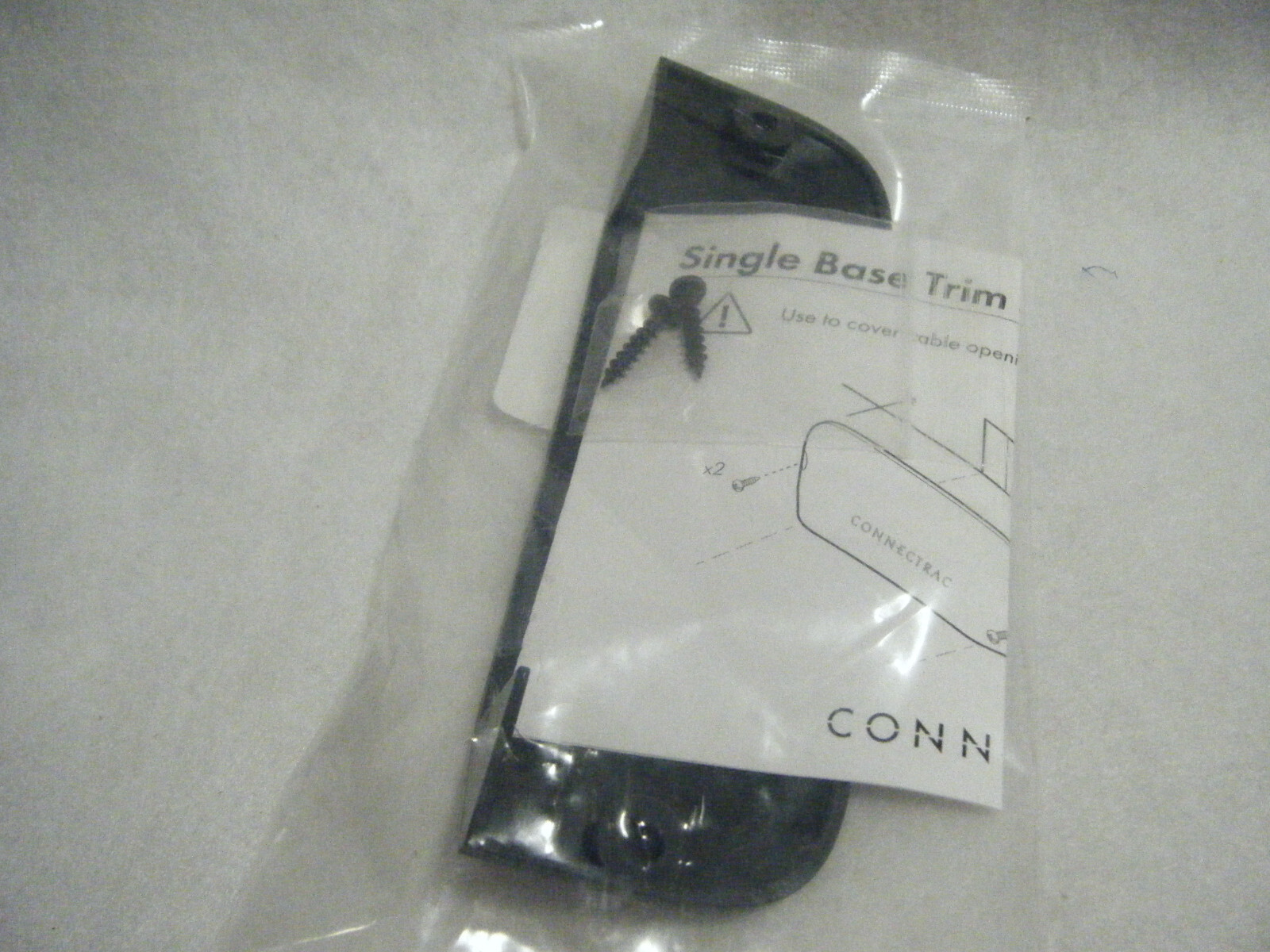 Connectrac CT.AC-BTR1.1-DG SIngle BASE TRIM, Dark Gray