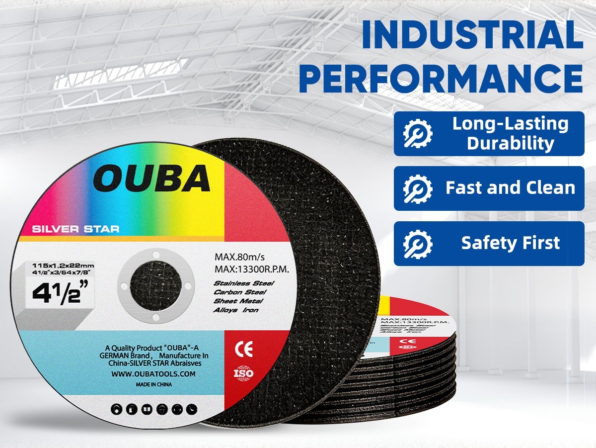 10 Pack Cut Off Wheels 4-1/2" Metal & Stainless Steel Angle Grinder Cutting Disc