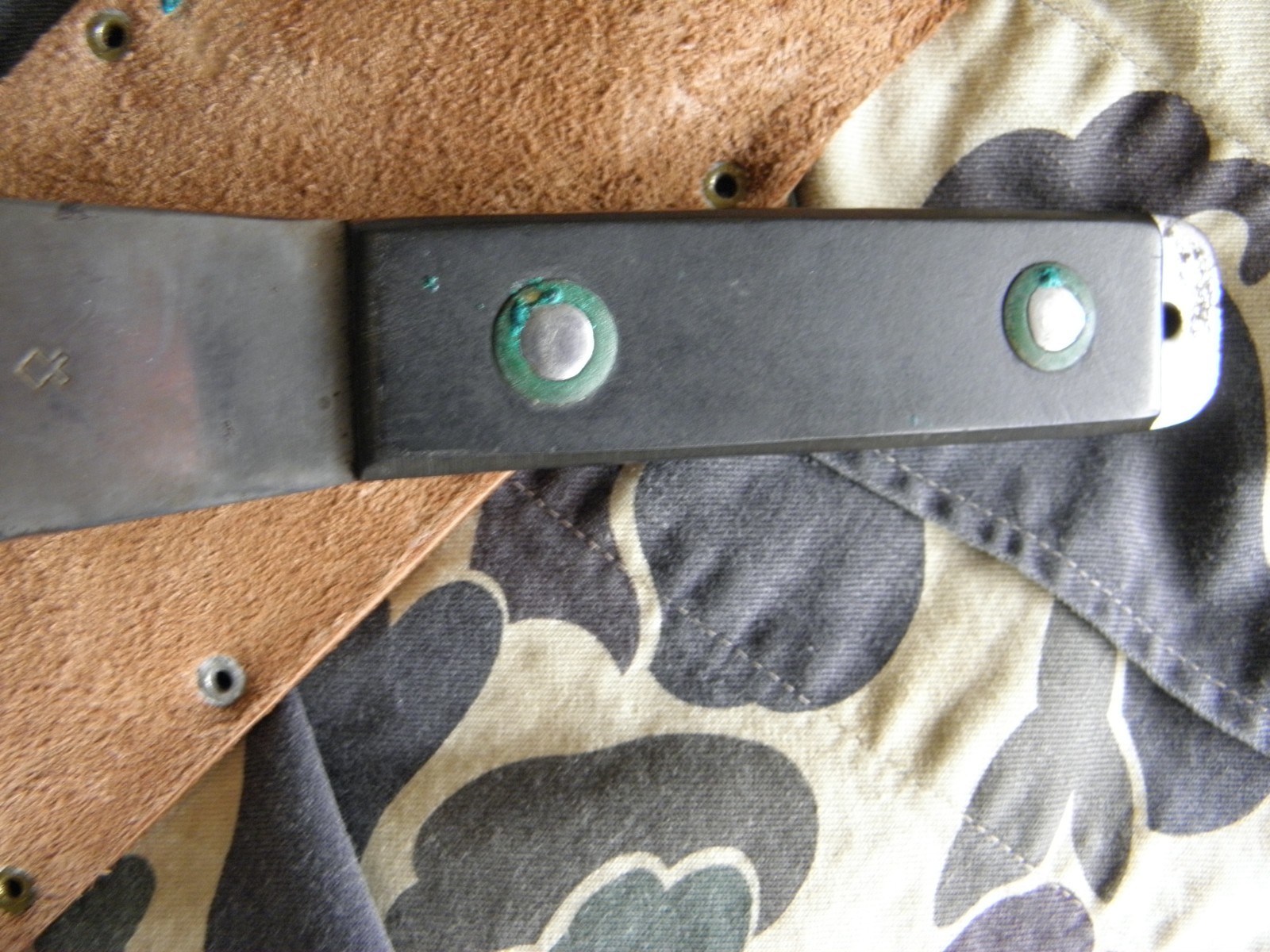 Tru-Bal Bowie-Axe True-Balance Fighting Throwing Knife Used