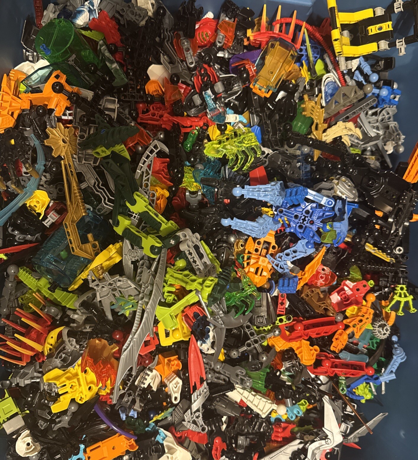 Lego 50 Random Bionicle Technic and/or Hero Factory Pieces Parts Bulk With Masks