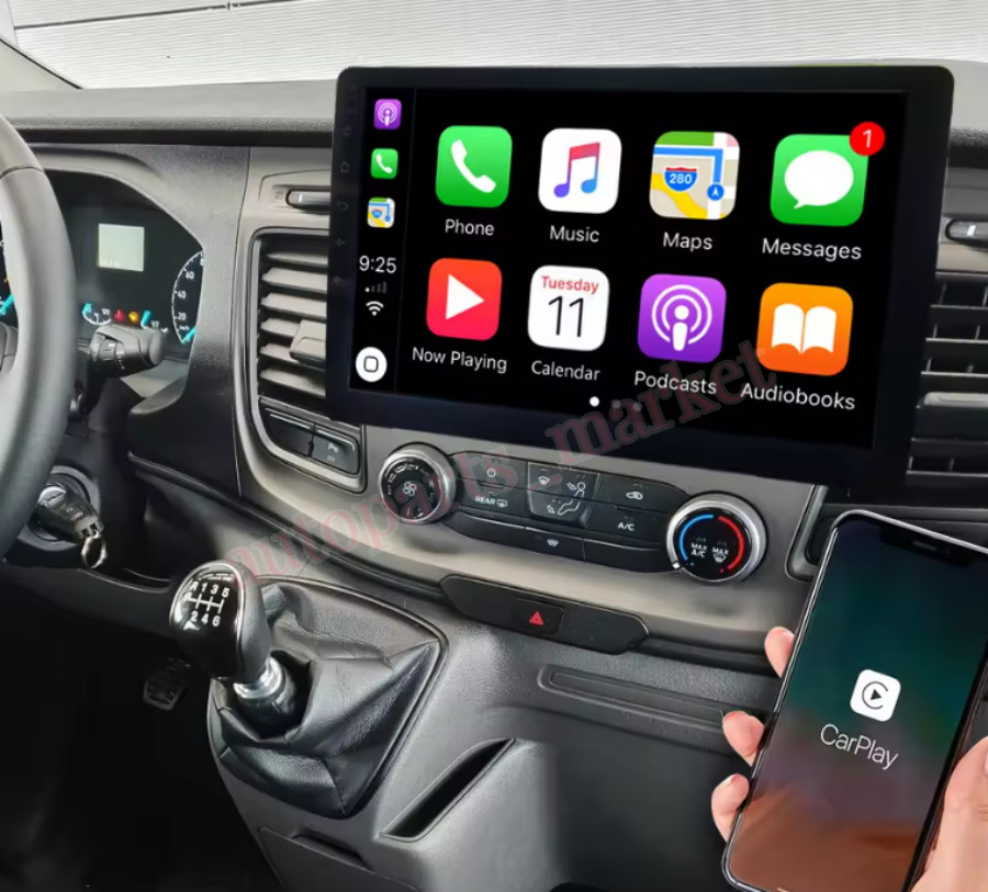 For 2020-2024 Ford Transit 150 250 350 10.1" Carplay FM GPS Dash Radio BT NAVI