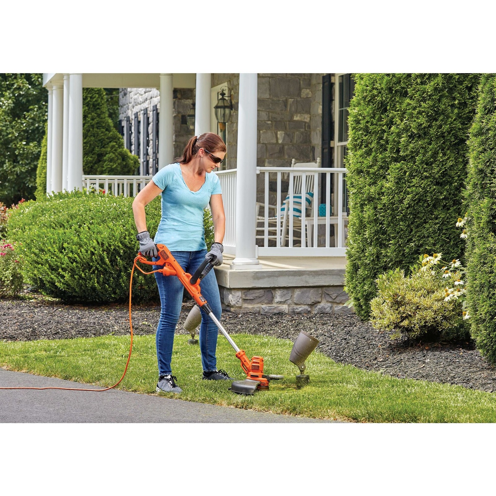 BLACK+DECKER String Trimmer With Auto Feed, Electric, 6.5-Amp,14-Inch - BESTA510