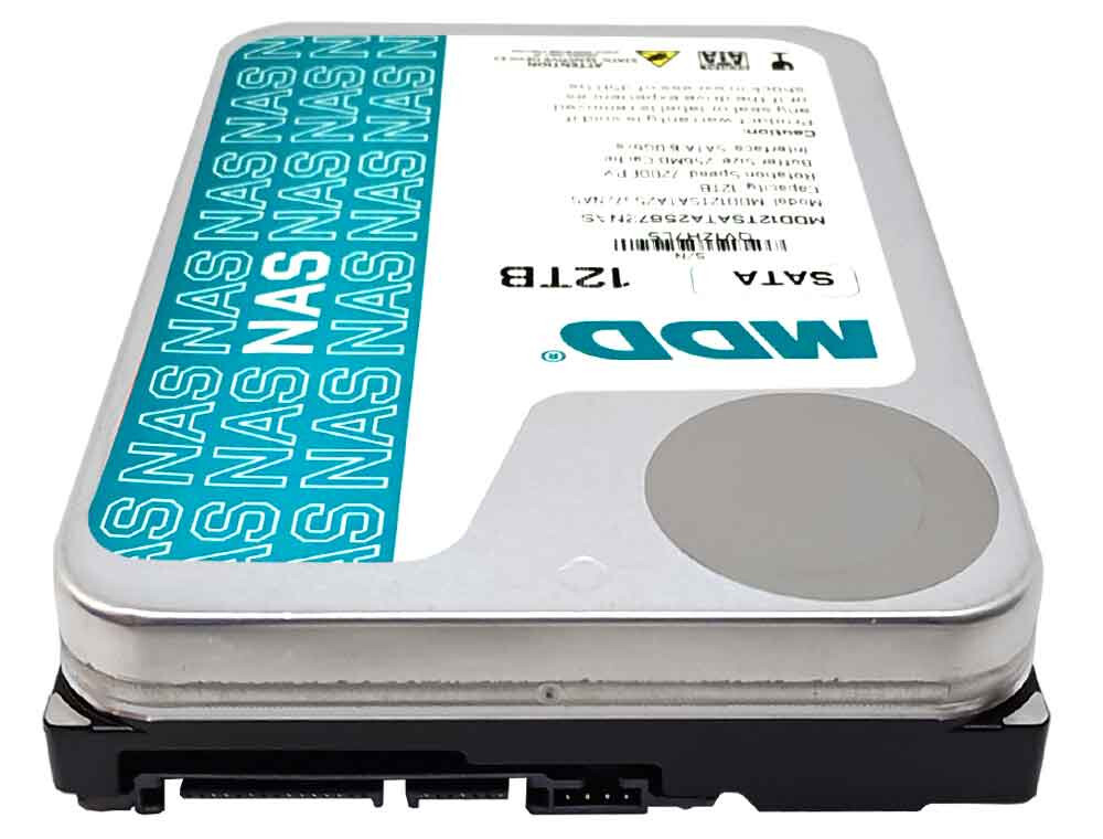 MDD 12TB 7200RPM 256MB Cache SATA 6.0Gb/s 3.5" NAS Hard Drive - 3 Year Warranty