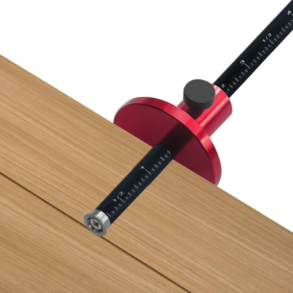 1pc Wheel Marking Gauge Woodworking Scriber Inch MM Measuring Tool - NEW