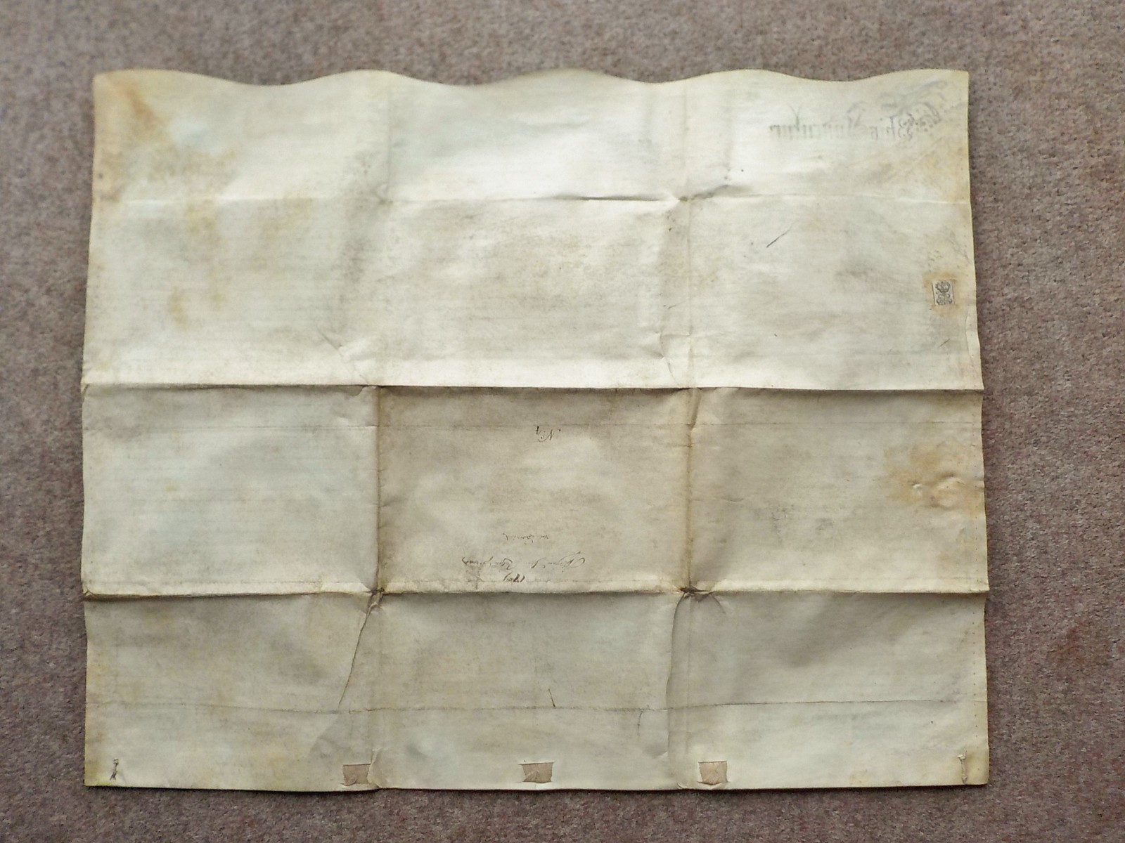 1709 London Covent Garden Drury Lane Vellum Deed Indenture + extra Document