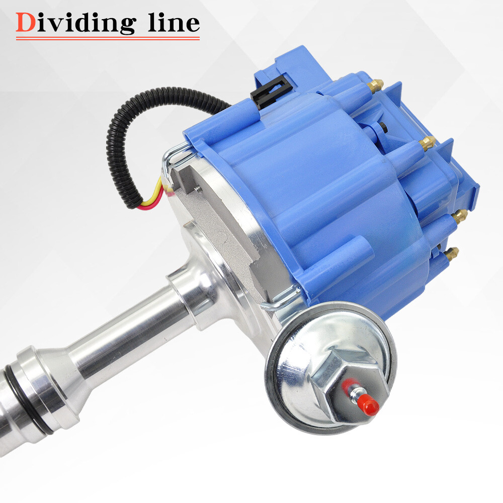 HEI Ignition Distributor For Ford 351C 351M 400 429 460 Spark Plug Wire Pigtail