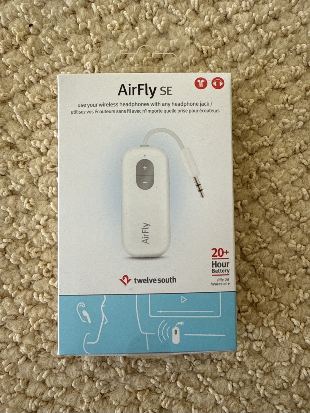 Airfly SE Twelve South Emitter / Receiver Bluetooth Jack 3.5mm 20h Autonomy