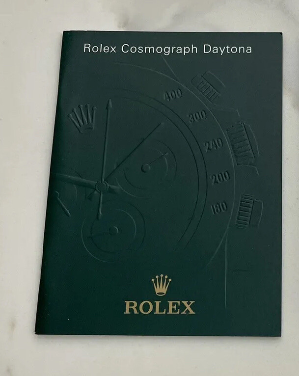 Authentic Rolex Daytona Booklet Manual Set 16520 116520 116523 ENGLISH