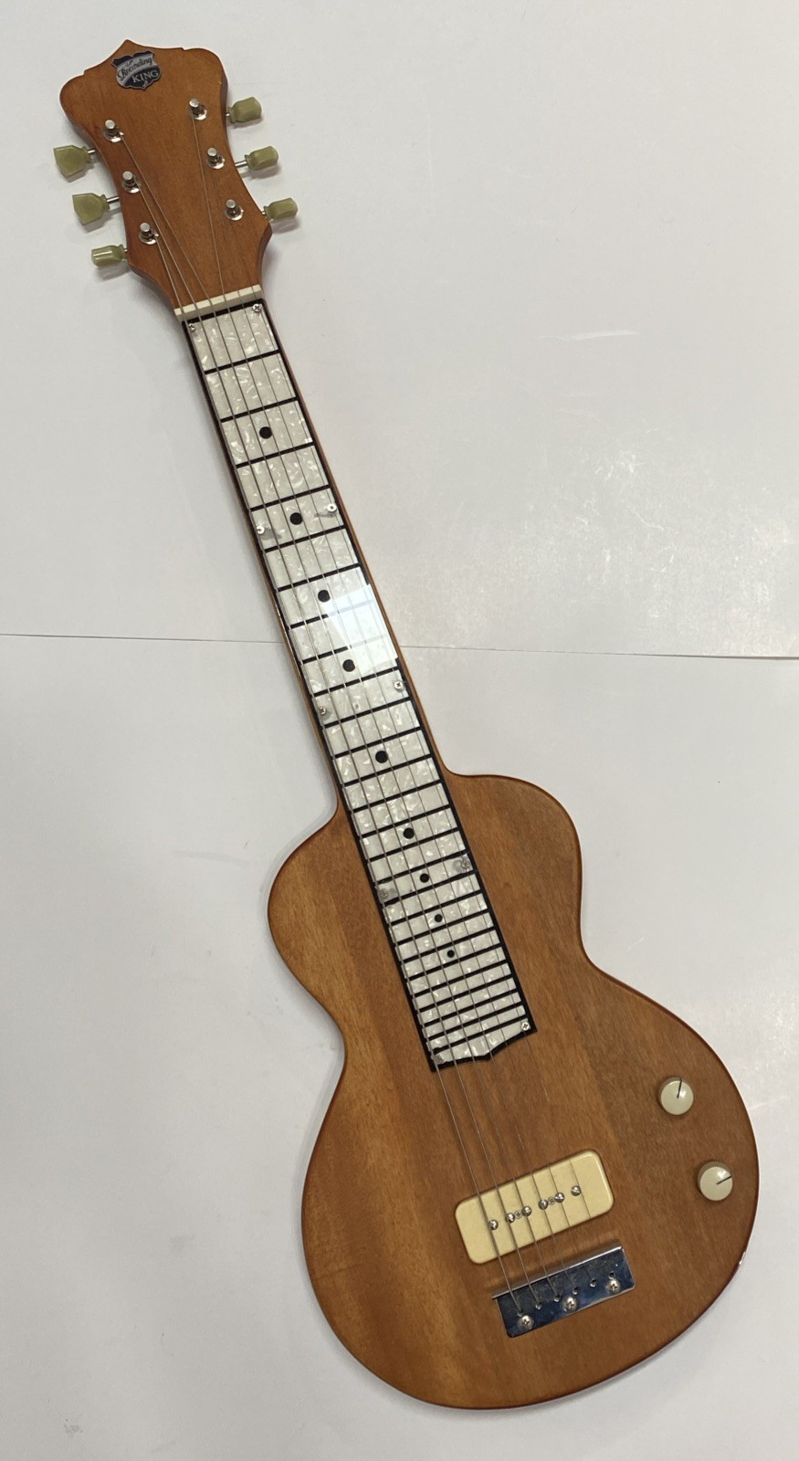 Recording King 6-String Lap Steel Electric Guitar Mahogany
