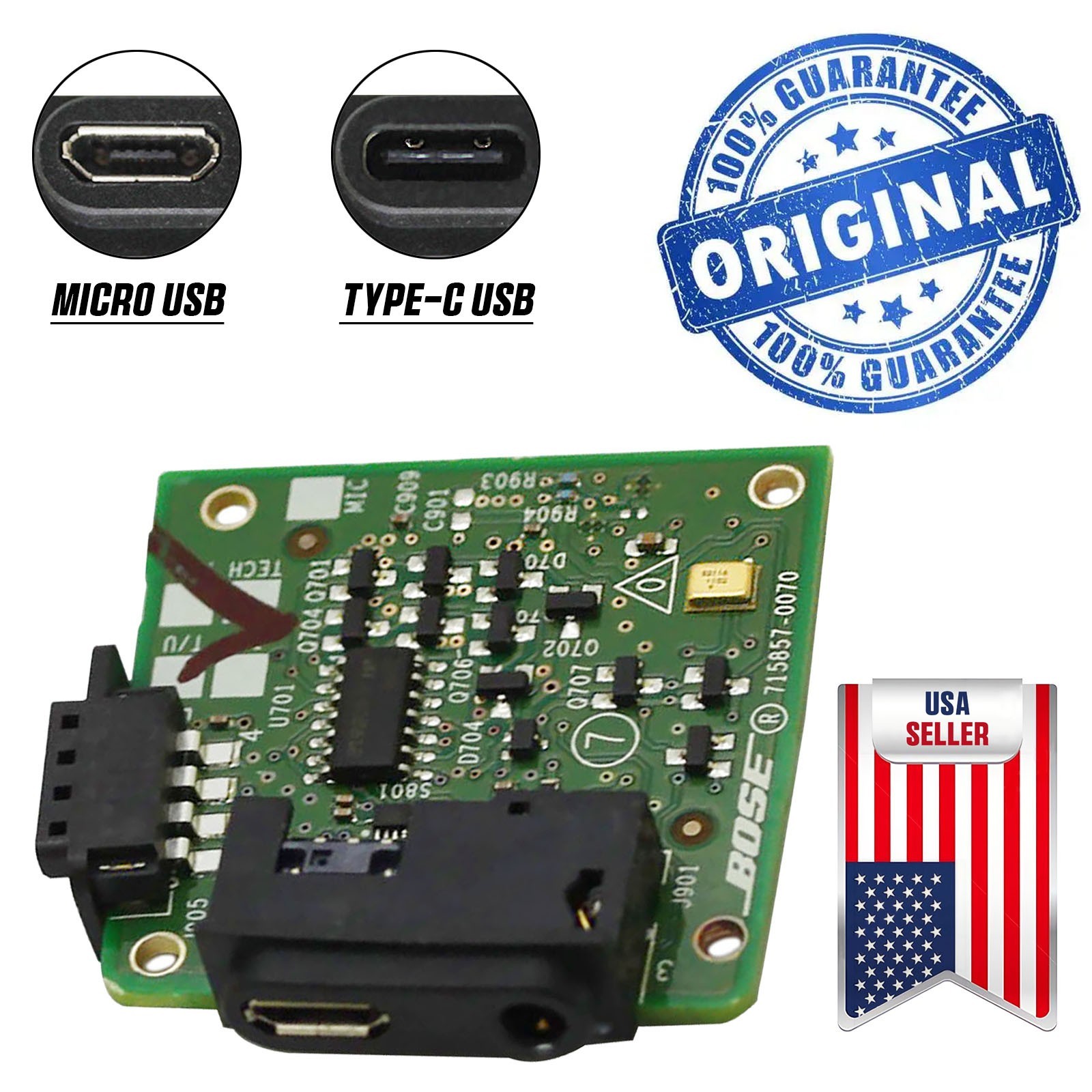 OEM USB Charging Port + Audio Jack Board For Bose Soundlink Mini 2 II Speaker