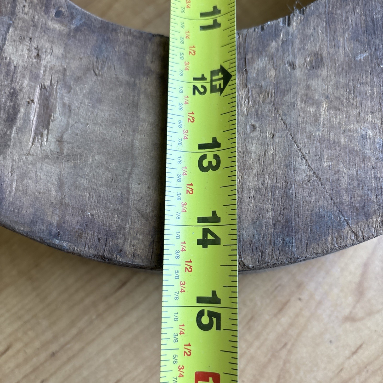 Antique Wooden Block Hat Brim Mold Millinery Form 7 1/8 🔥🔥🔥